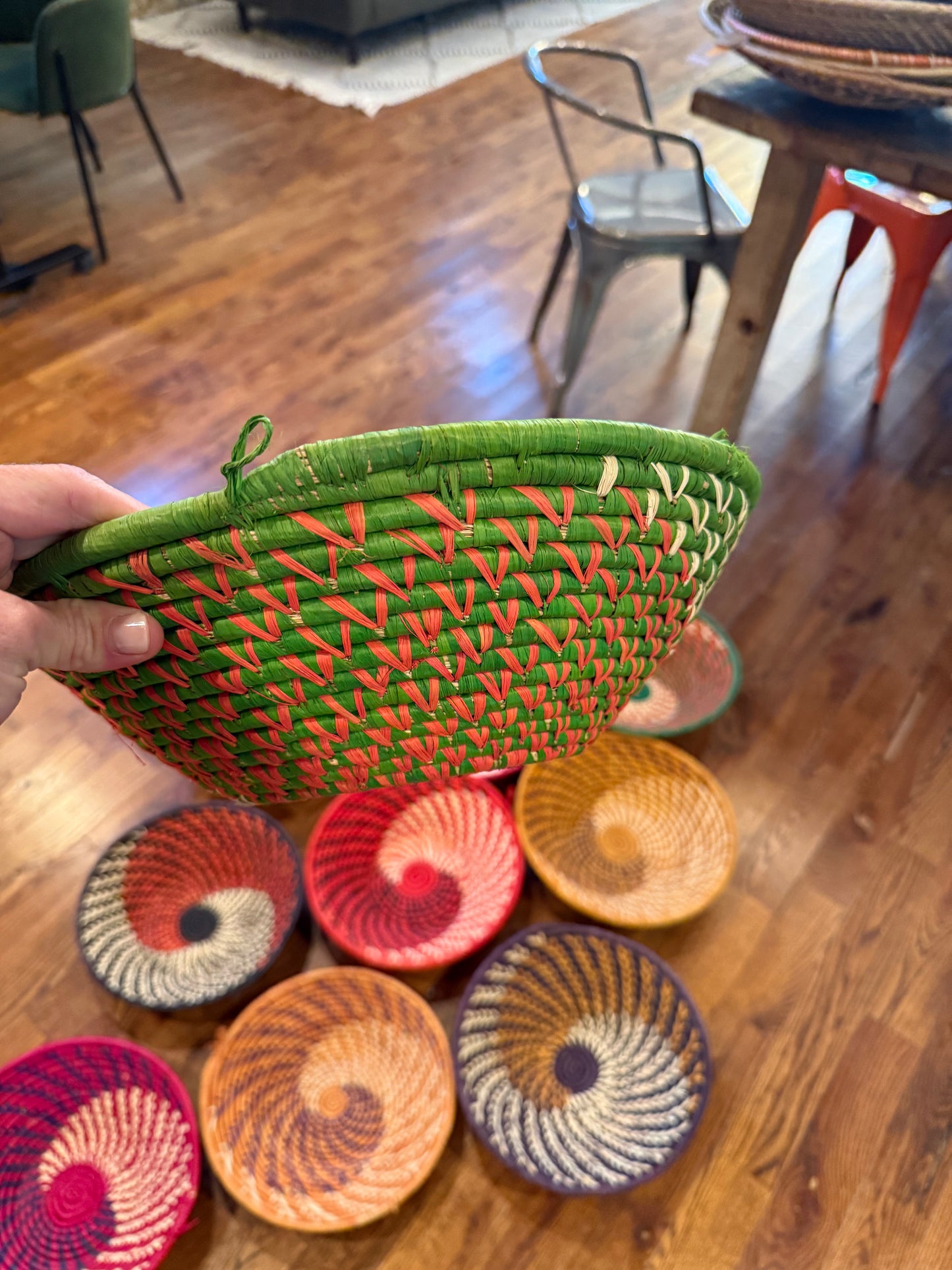 Colorful Woven Baskets
