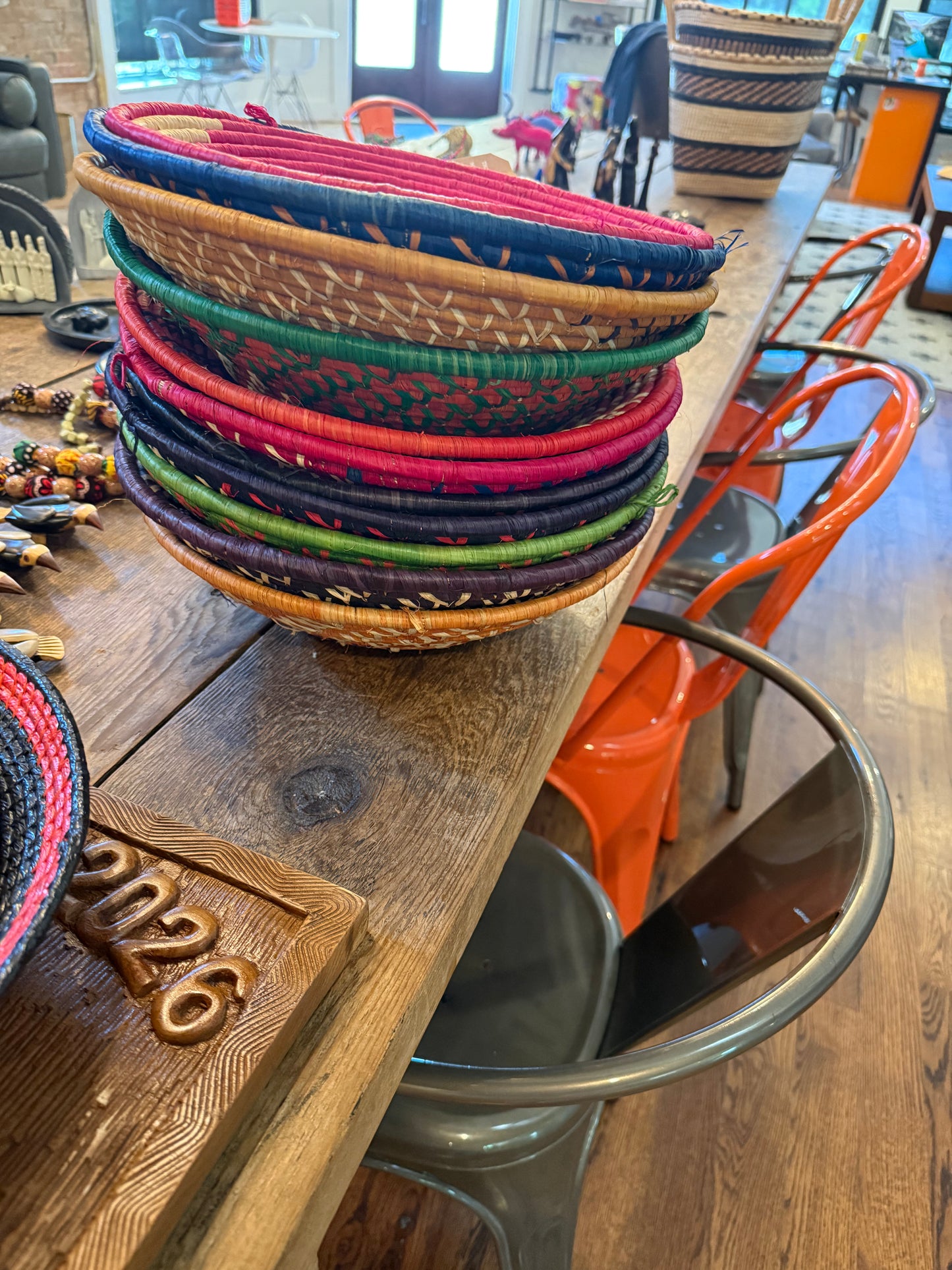 Colorful Woven Baskets