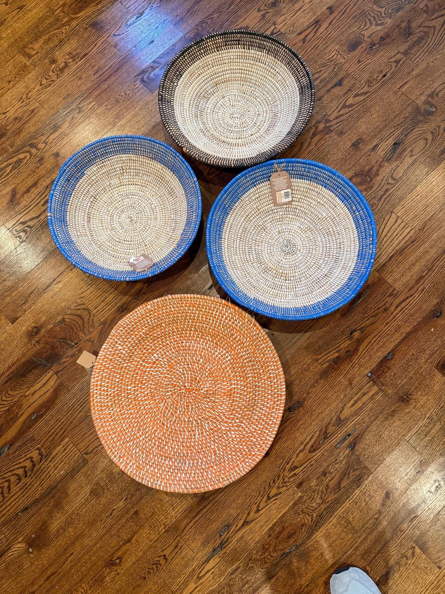 Large Colorful Woven Basket