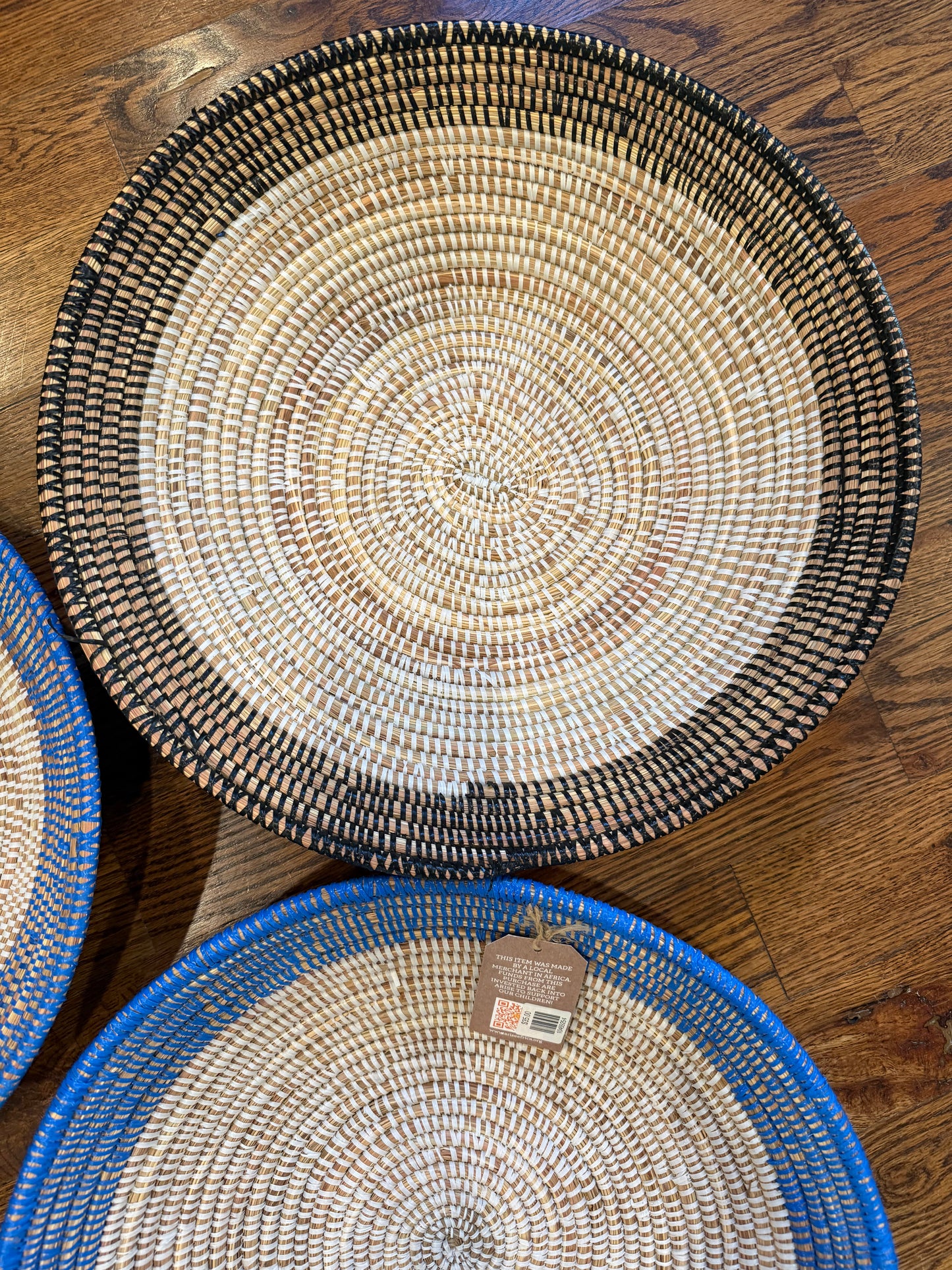 Large Colorful Woven Basket