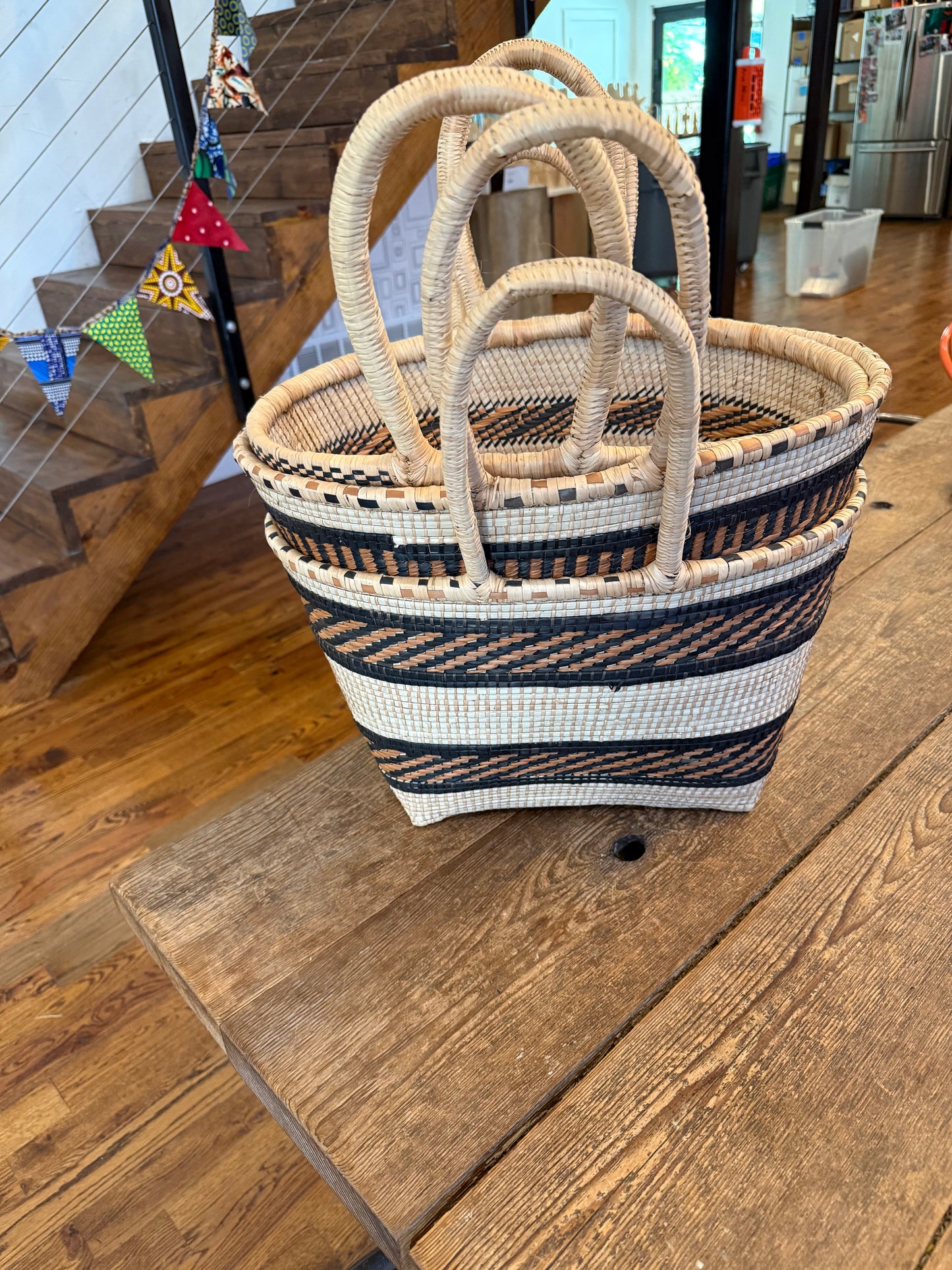 Woven Shopping Totes
