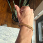 Copper and Fabric Bangles
