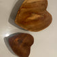 Heart Shaped Wooden Bowl
