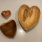 Heart Shaped Wooden Bowl