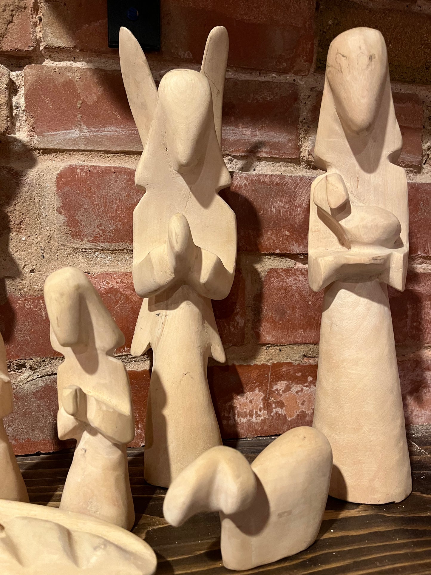 Hand Carved Nativity Set